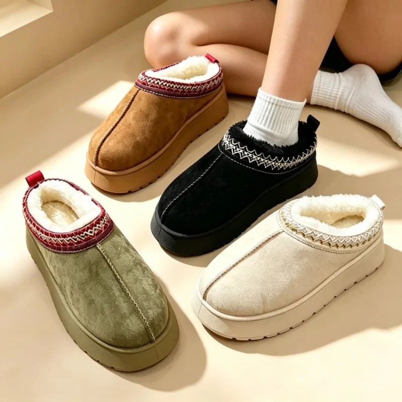 New Ethnic Fashion - New Fashion Fluffy Platform Slippers for