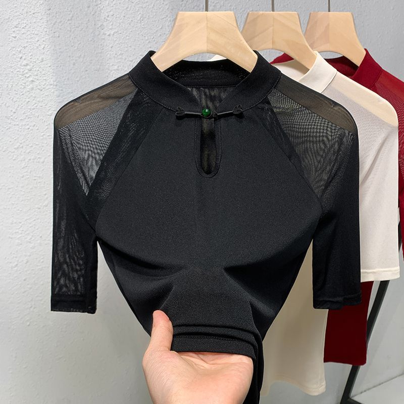 Ethnic Style Mesh Short-sleeve - Ethnic Chic Fashion recension och pris