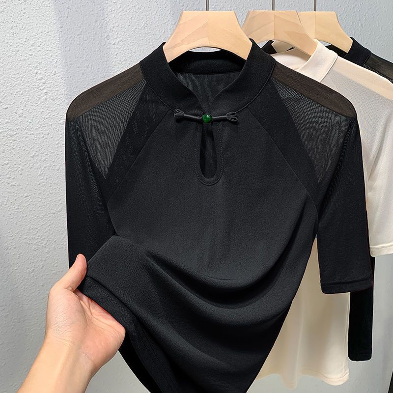 Ethnic Style Mesh Short-sleeve - Ethnic Chic Fashion recension och pris
