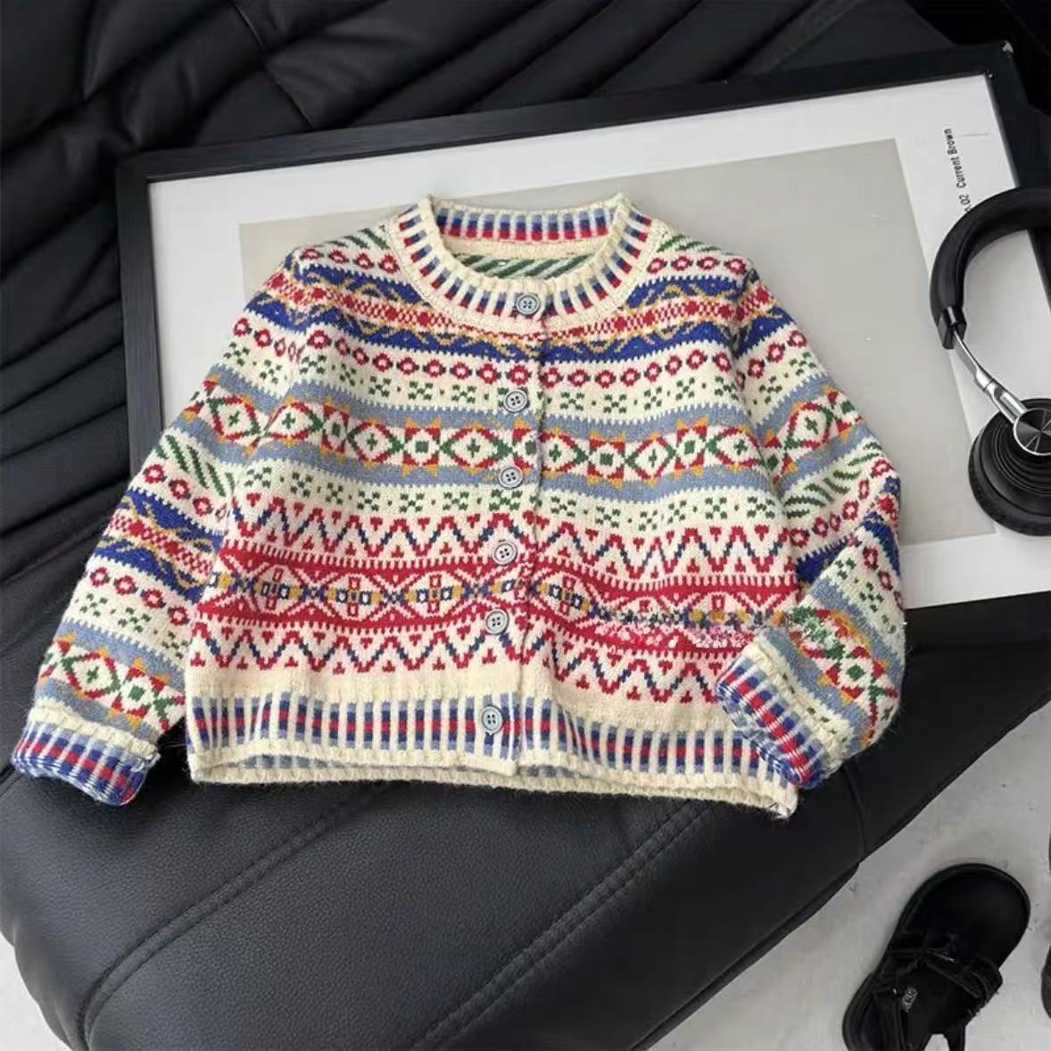 Girls Fashion Knitted Cardigan - Kids Ethnic Fashion recension och pris