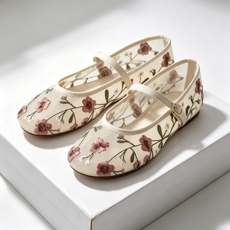 Mesh Embroidered Leisure Balle - Women'S Ethnic Fashion Brands recension och pris