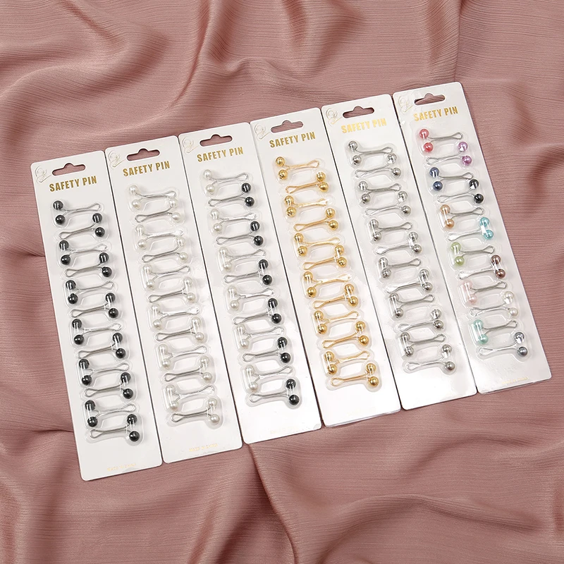 12pcs/Bag Muslim Hijab Pins Sc - Ethnic Fashion Wear recension och pris
