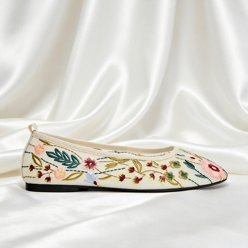 Round Toe Mesh Ballet Flats Sh - Women'S Ethnic Fashion Brands recension och pris