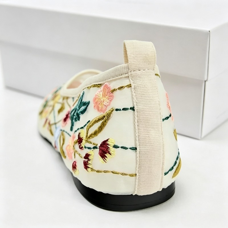 Round Toe Mesh Ballet Flats Sh - Women'S Ethnic Fashion Brands recension och pris