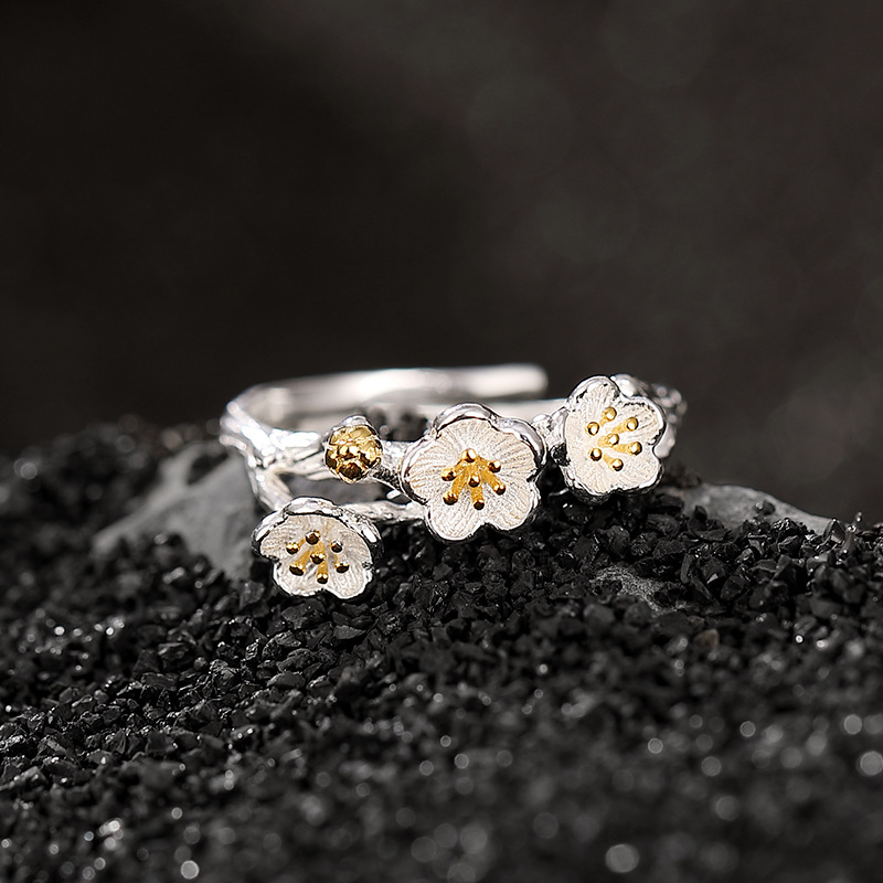 925 Sterling Silver Flower bra - Ethnic Fashion Wear recension och pris
