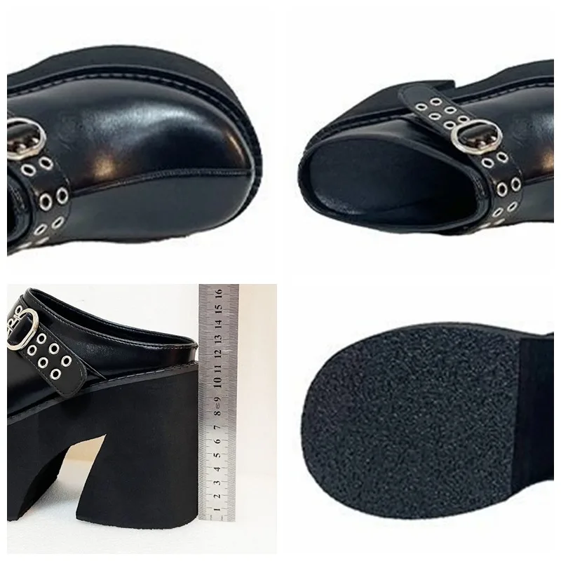 11cm PU Leather Flats Women Fa - Ethnic Fashion For Ladies recension och pris