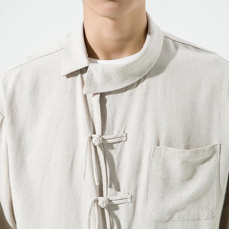 Linen Men's Long Sweed Shirt p - Ethnic Wear Fashion Brand recension och pris