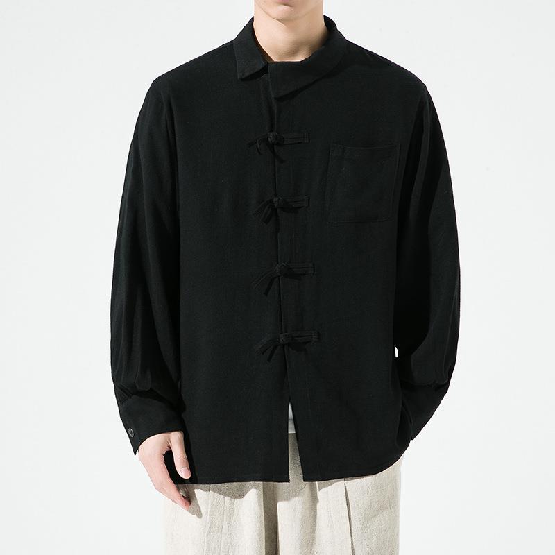 Linen Men's Long Sweed Shirt p - Ethnic Wear Fashion Brand recension och pris