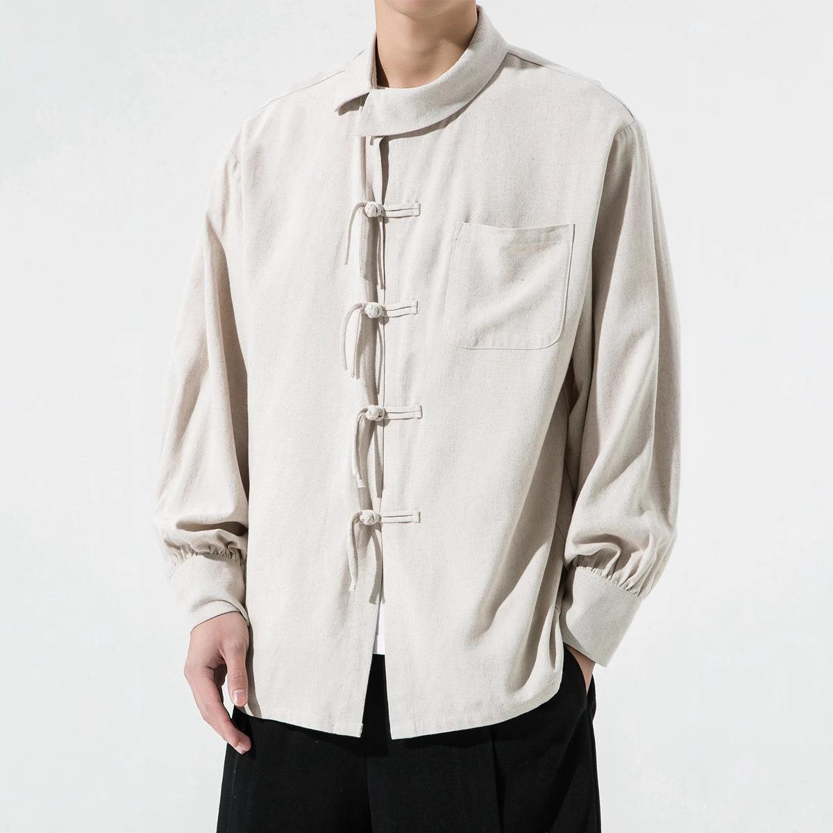 Linen Men's Long Sweed Shirt p - Ethnic Wear Fashion Brand recension och pris