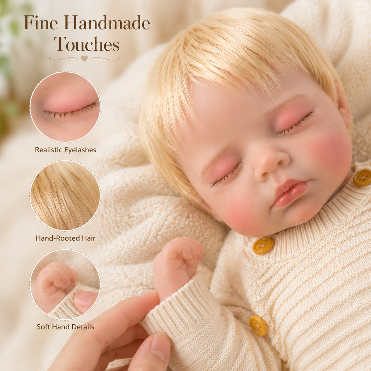 50CM Handmade Reborn Doll Vivi - Kids Ethnic Fashion recension och pris