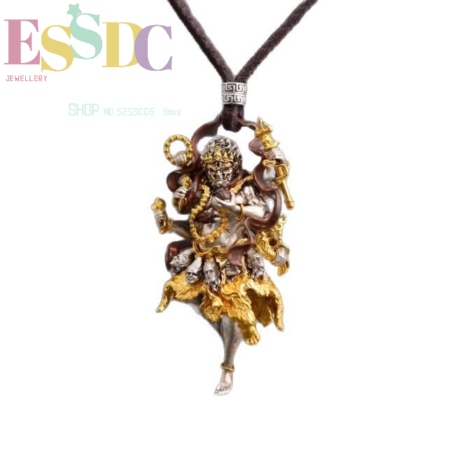 God Of Wealth Tibetan Dahkala  - Aura Ethnic Fashion recension och pris