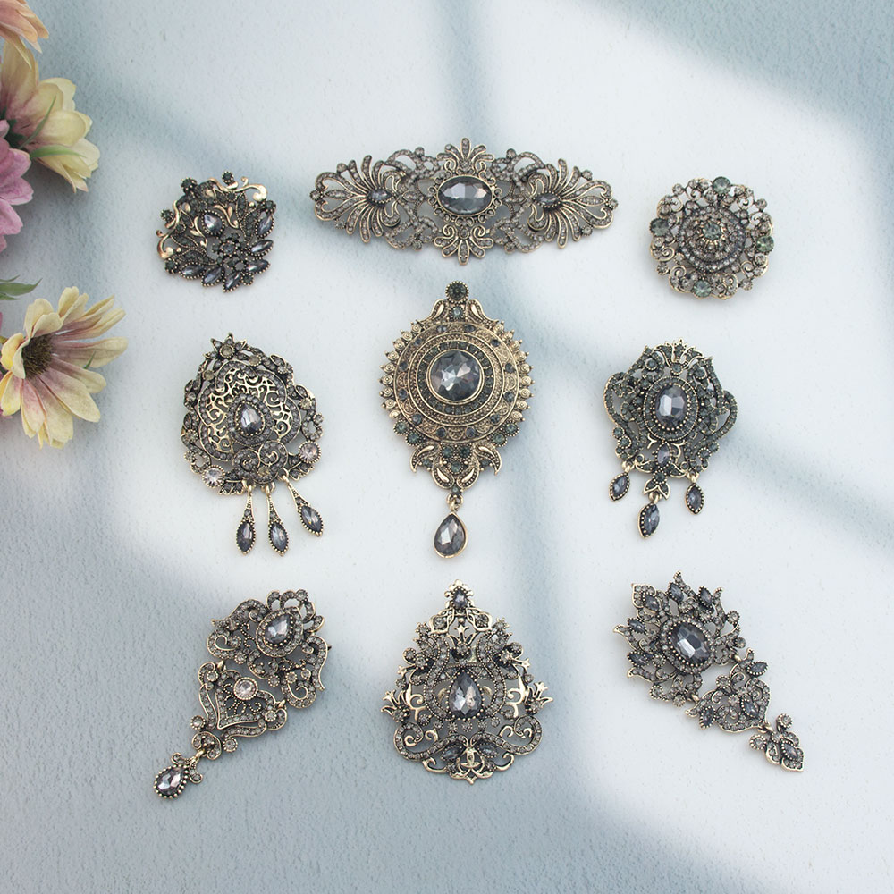 Chic Vintage Arab Kurds Brooch - Ethnic Chic Fashion recension och pris