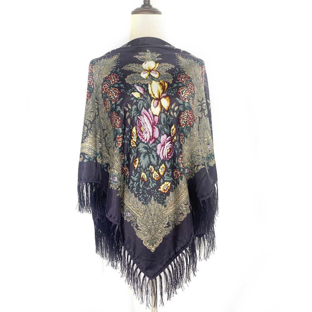 130*130cm Ethnic Style Russian - Winter Ethnic Fashion For Women recension och pris