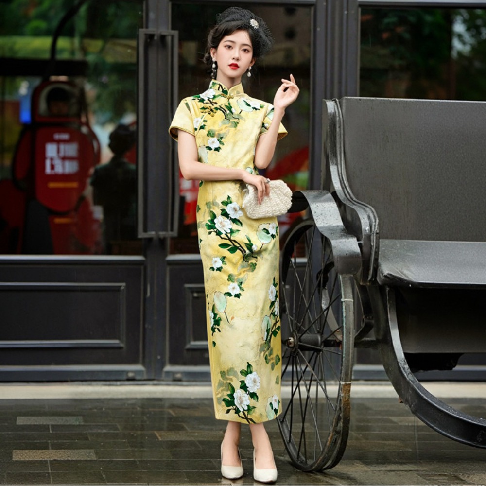 Qipao Dress for Women Clothing - Ethnic Fashion Wear recension och pris