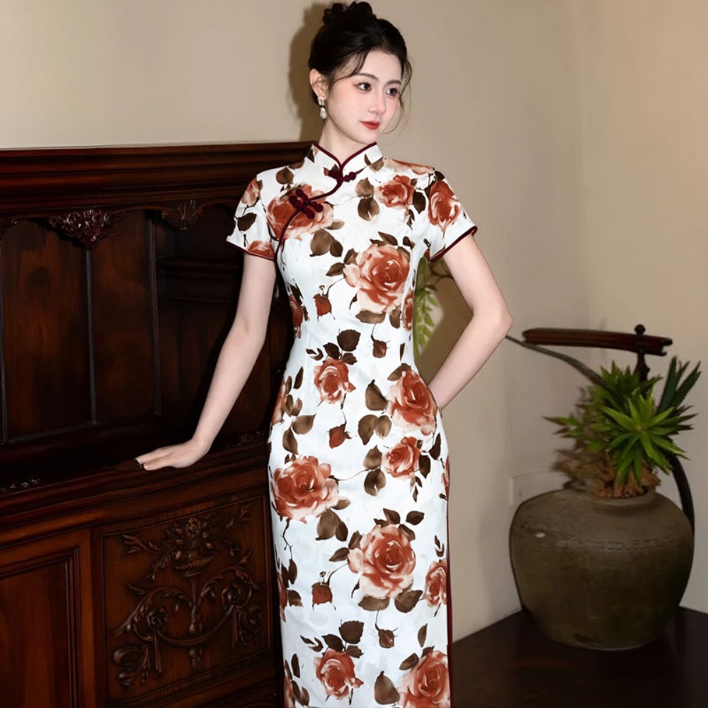 Qipao Dress for Women Clothing - Ethnic Fashion Wear recension och pris