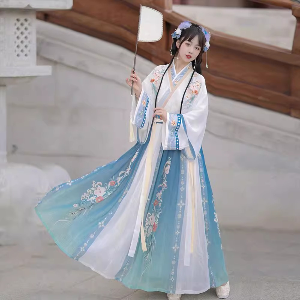 Hanfu Chinese Traditional Dres - Ethnic Fashion Wear recension och pris