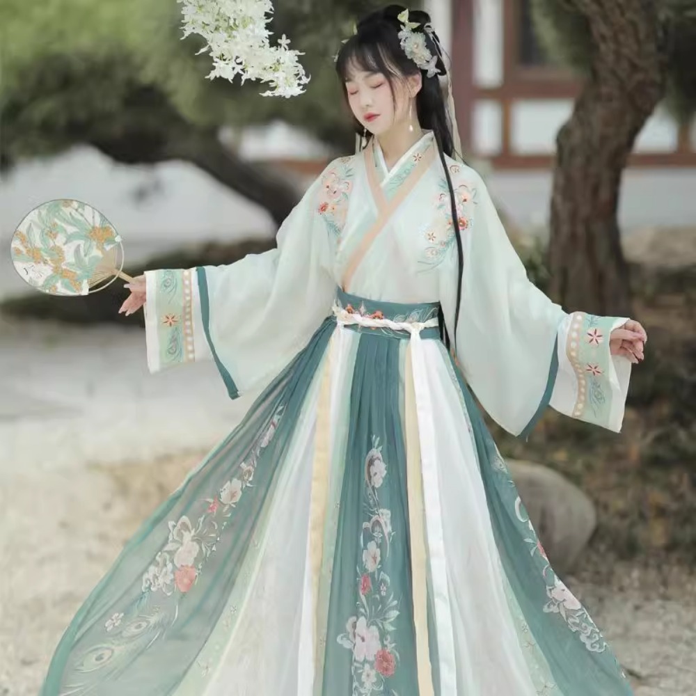 Hanfu Chinese Traditional Dres - Ethnic Fashion Wear recension och pris