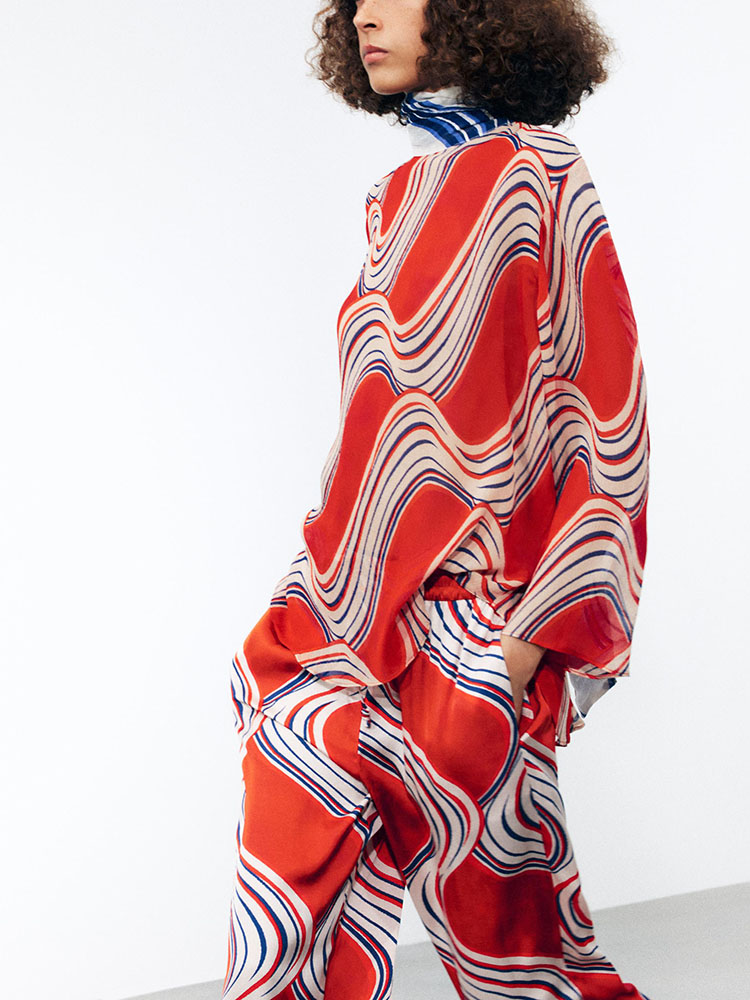 New Autumn Print Shirt Women's - Ethnic Fusion Fashion recension och pris